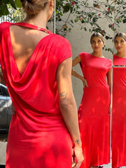 Vestido Midi Decote