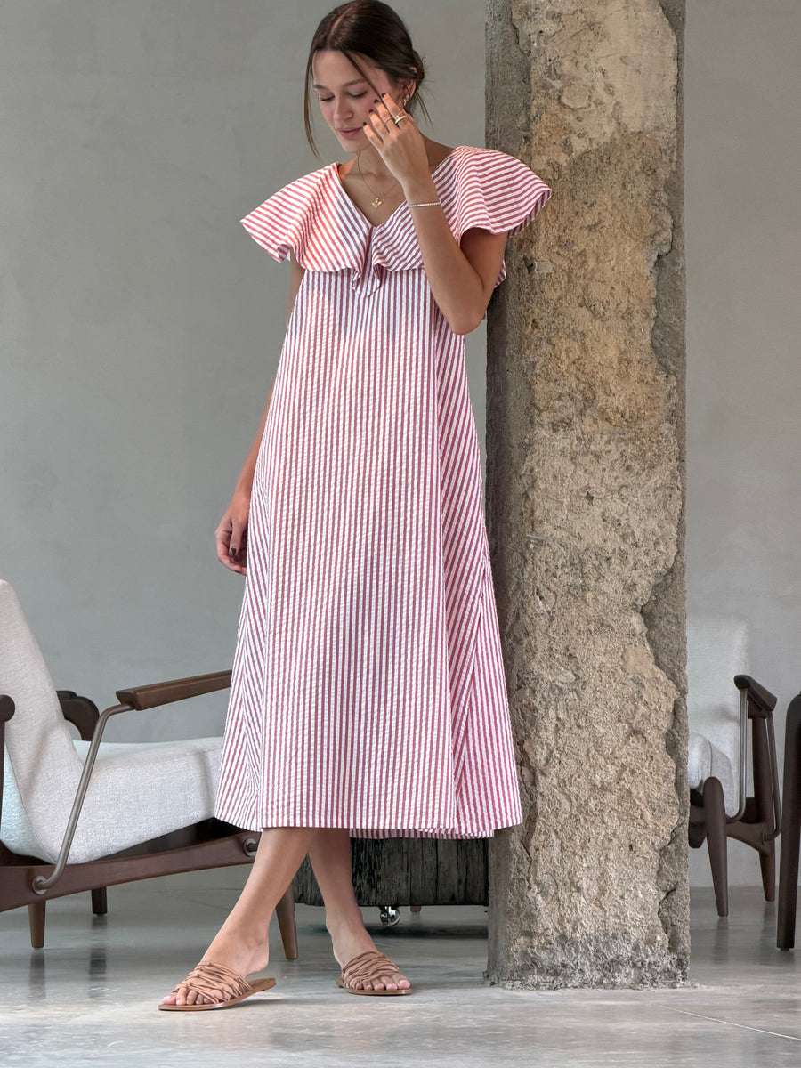 Vestido Leopoldina Listras