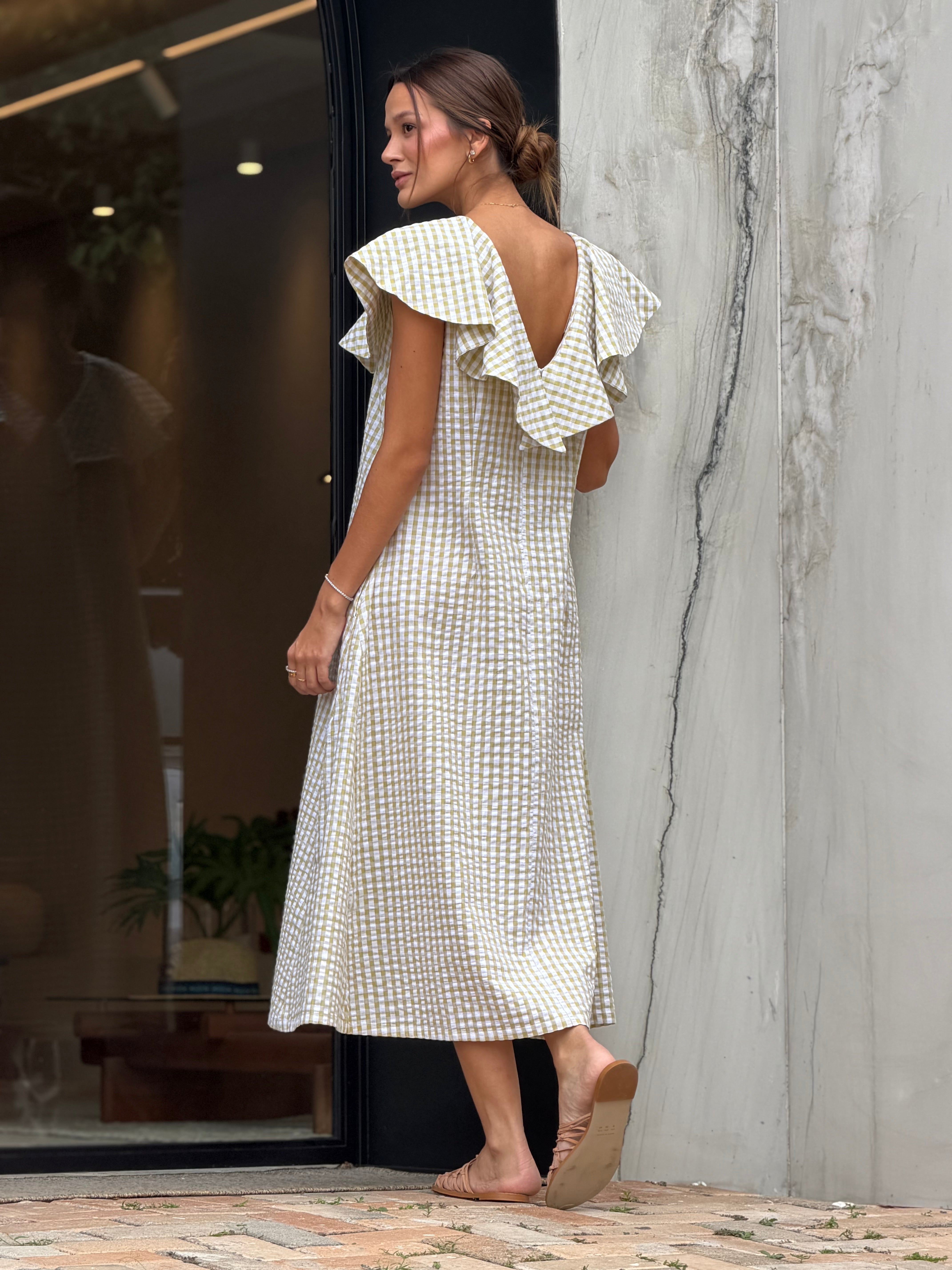 Vestido Leopoldina Xadrez