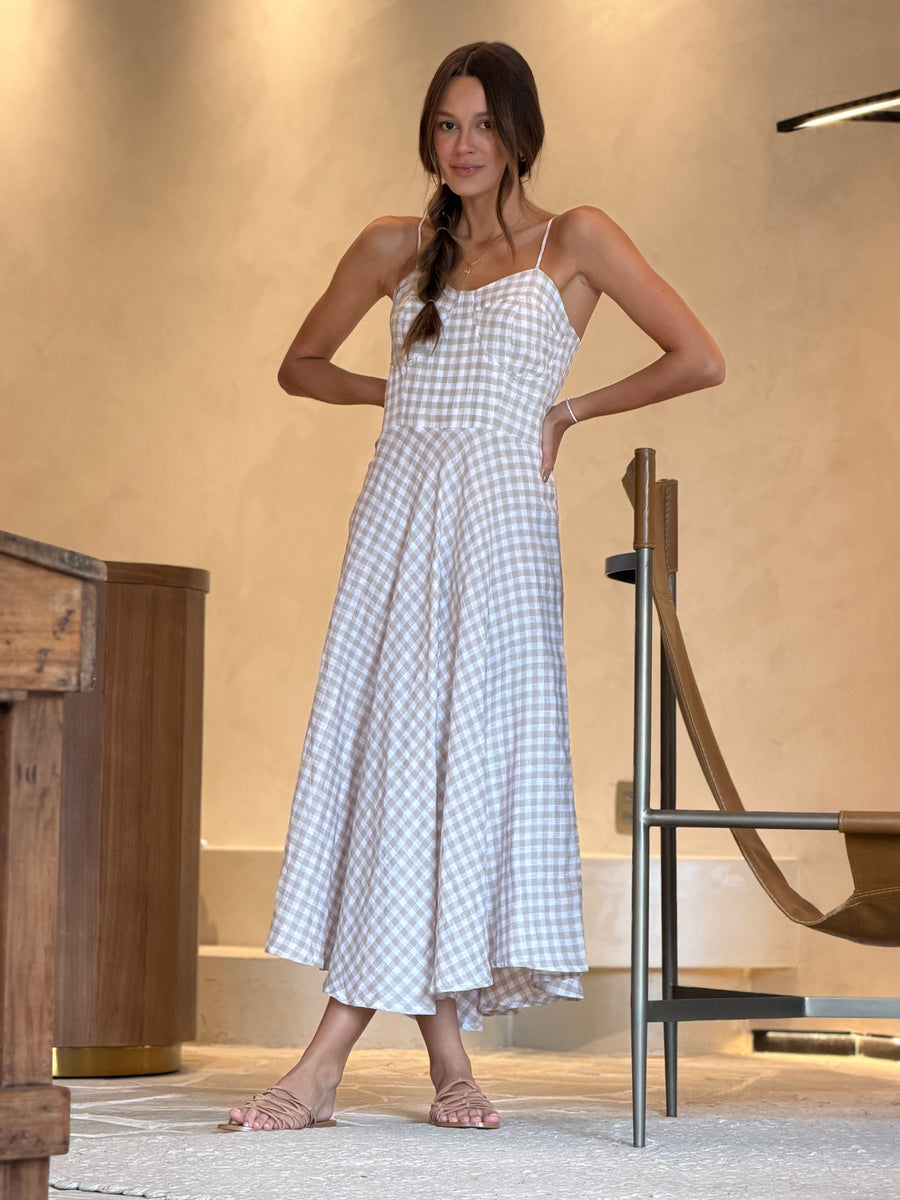 Vestido Vic Linho