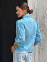 Camisa Bordada Algodão