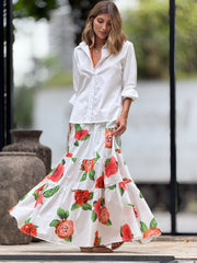 Saia Grega Floral