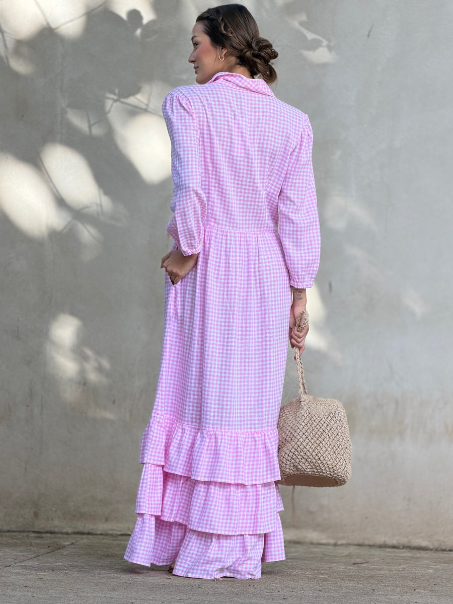 Vestido Leonor Xadrez