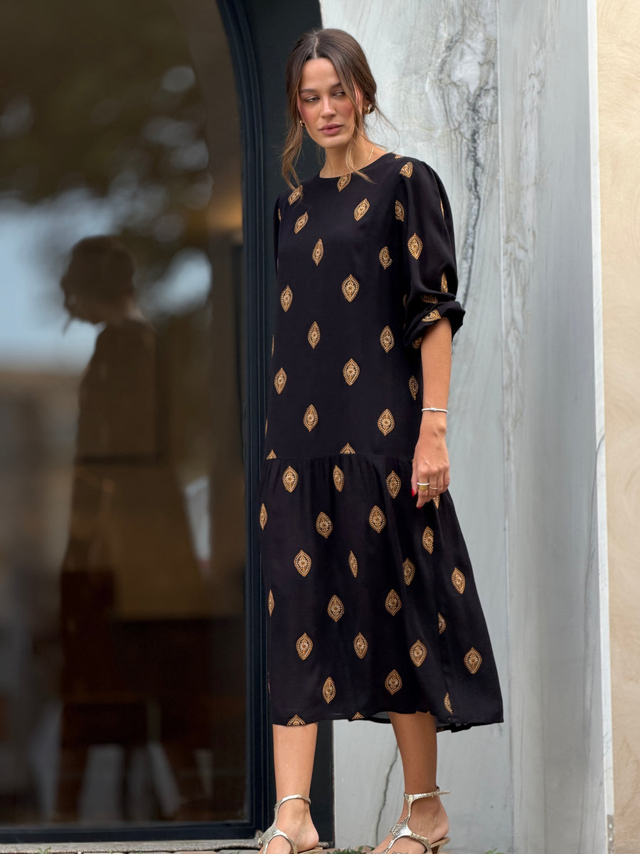 Vestido Alba Bordado