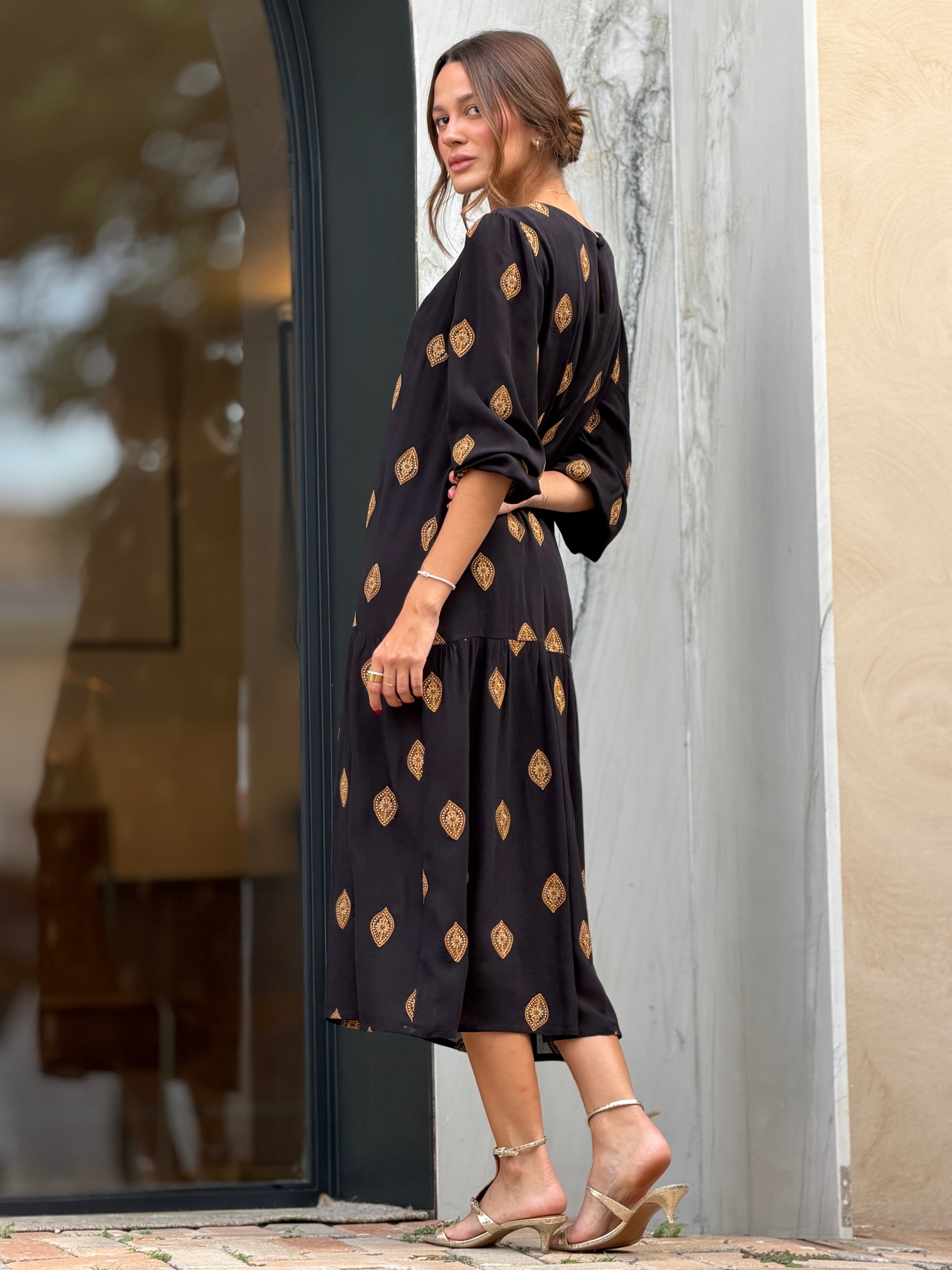 Vestido Alba Bordado