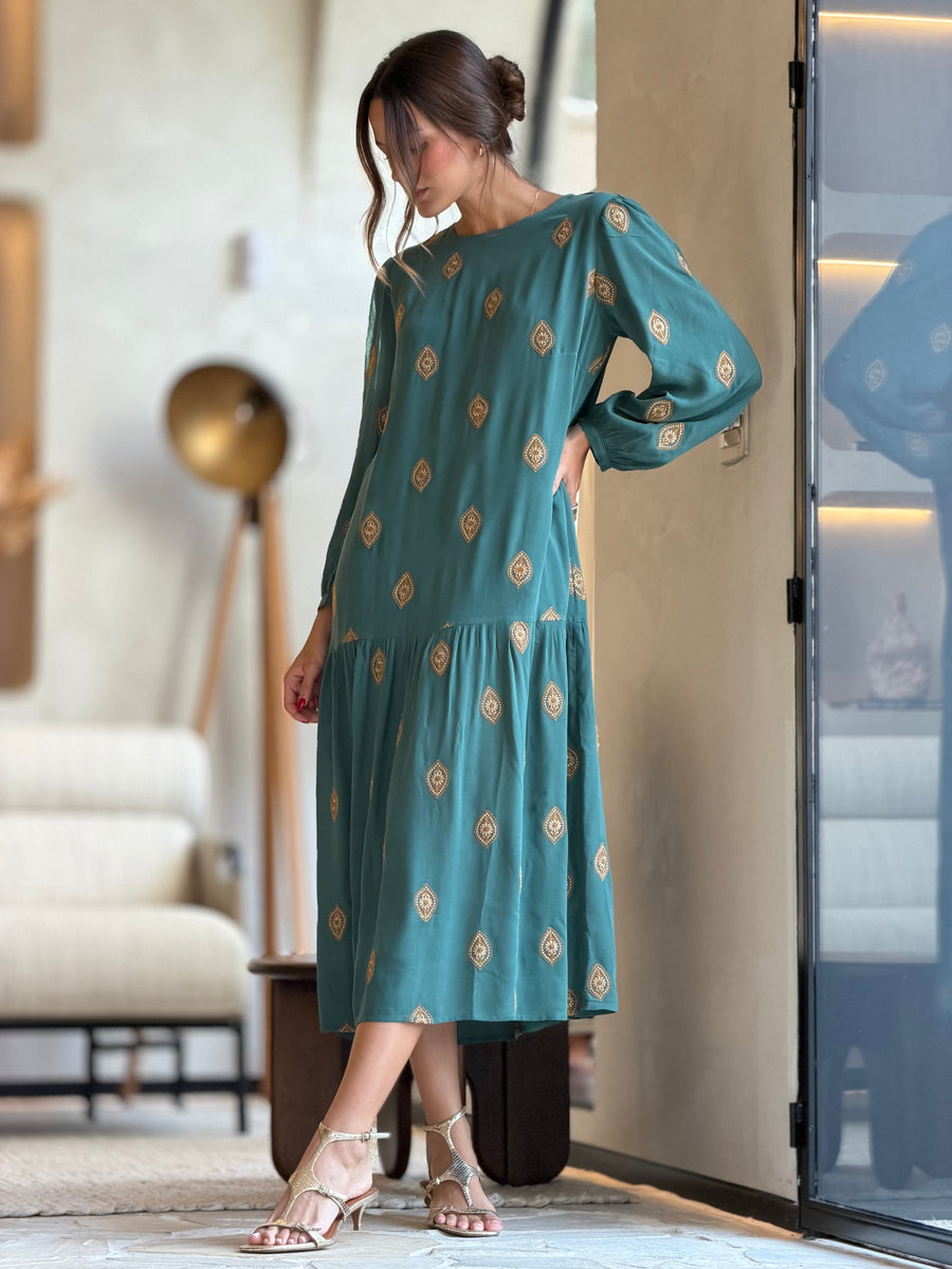 Vestido Alba Bordado