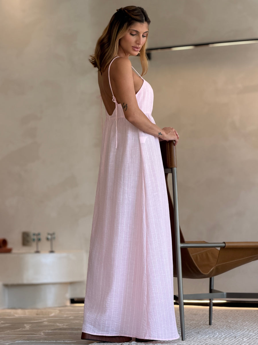 Vestido Luíza Listrado