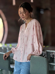 Blusa Brigitte Bordada