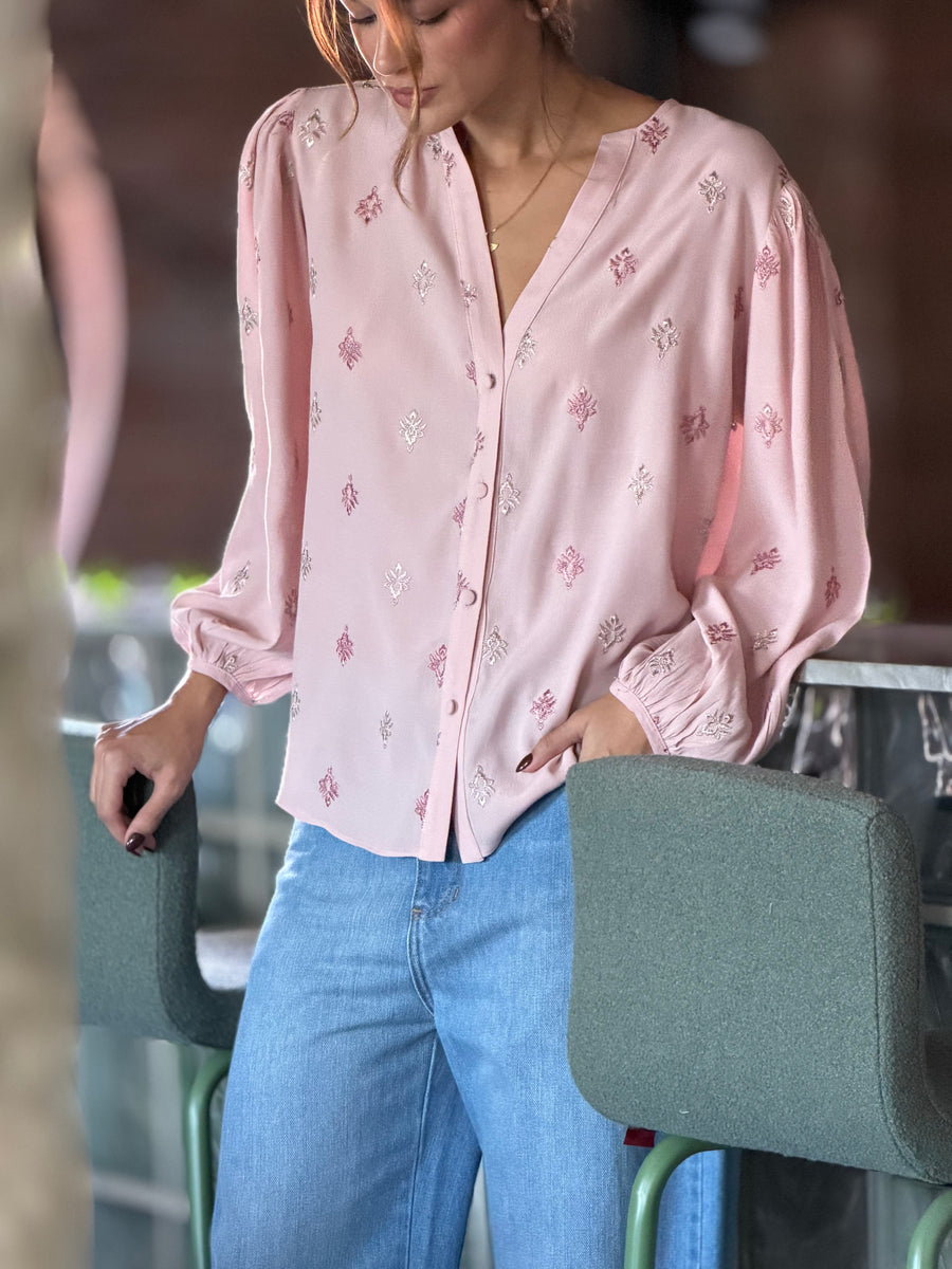 Blusa Brigitte Bordada