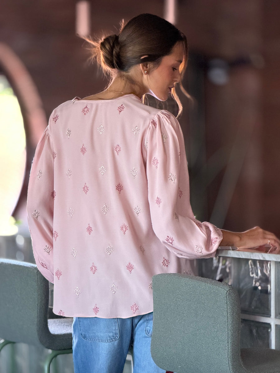 Blusa Brigitte Bordada