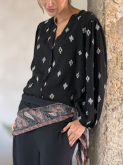 Blusa Brigitte Bordada