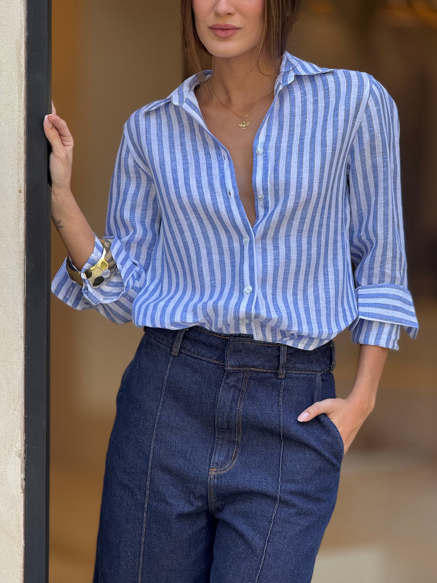 Camisa Bárbara Listras
