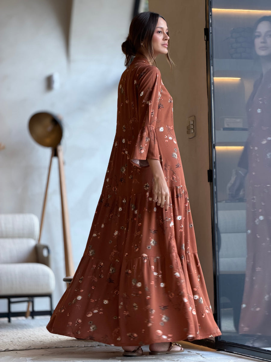 Vestido Gaya Folhas