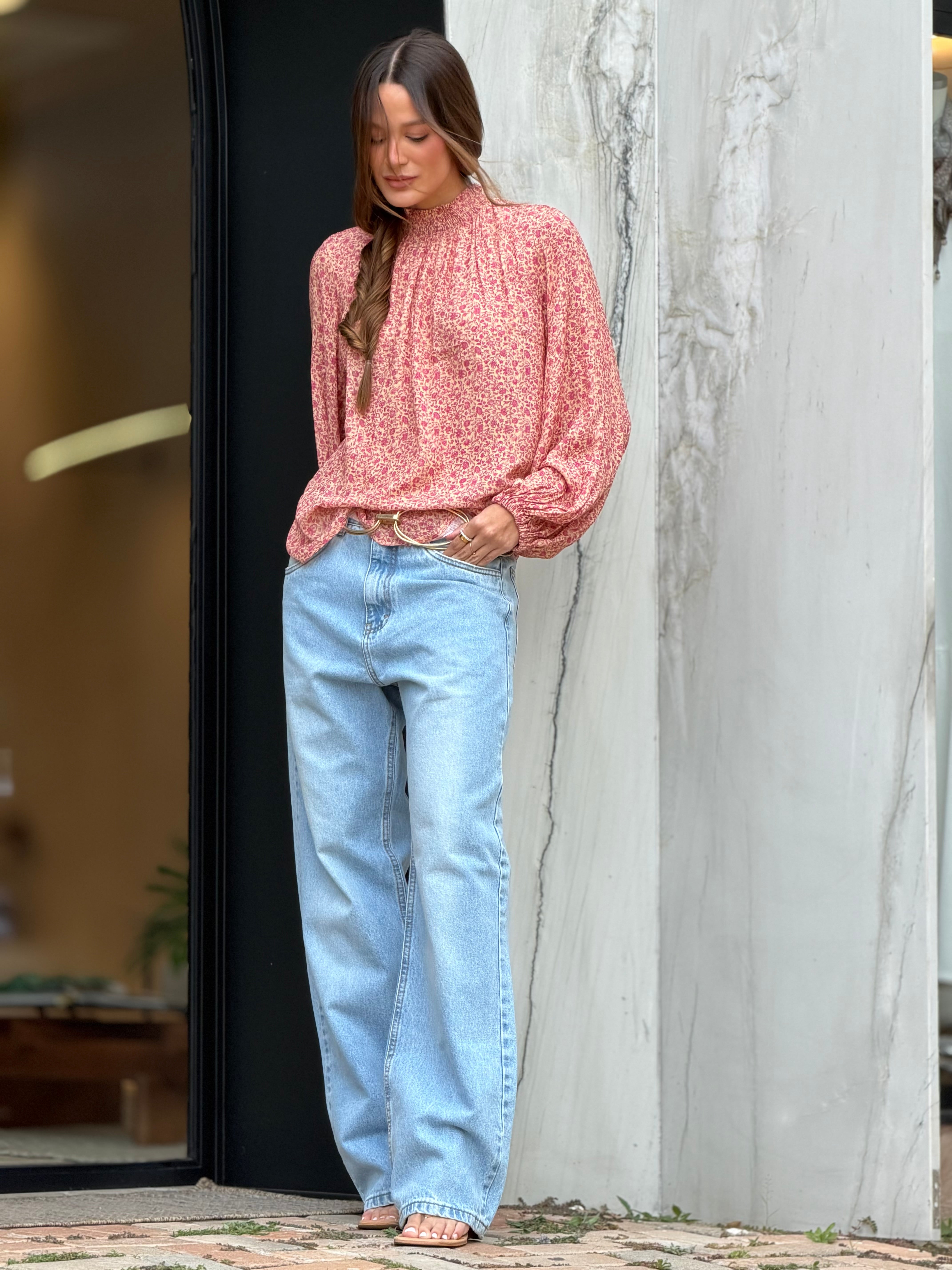 Blusa Gola Floral