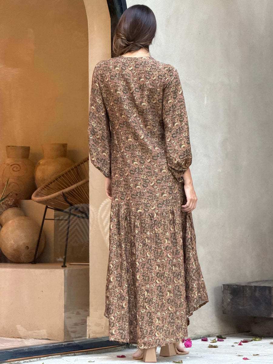 Vestido Paisley Estampado