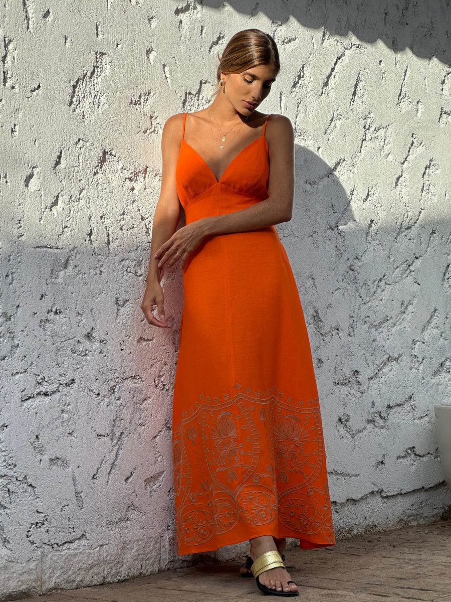 Vestido Jade Bordado